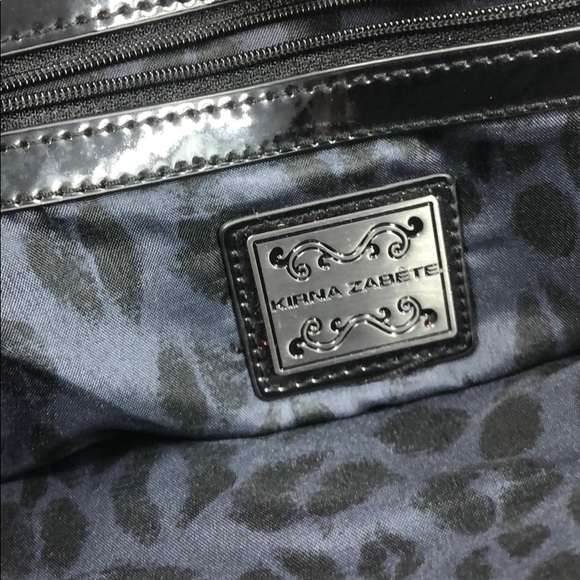 🛼Kirna Zabete Red KISS Large Clutch 14x8 inches - Picture 11 of 12